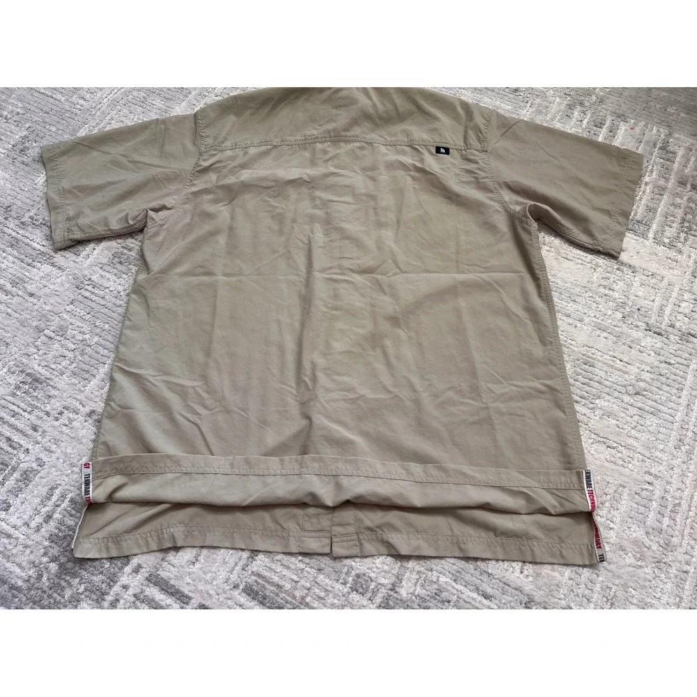 The North Face Tekware Technology Mens XL Beige Short Sleeve Shirt